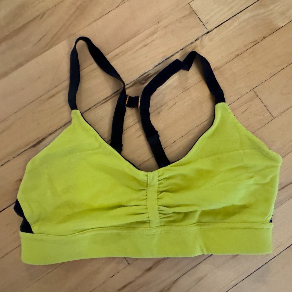 Sugoi Yellow Sports Bra size Medium